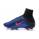 Nike Meilleur Mercurial Superfly V FG Crampon Homme Bleu Noir Orange