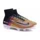 Nike Meilleur Mercurial Superfly V FG Crampon Homme Jaune Noir Rose