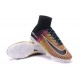 Nike Meilleur Mercurial Superfly V FG Crampon Homme Jaune Noir Rose