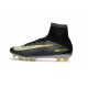 Chaussure de Foot Nouvel Nike Mercurial Superfly 5 FG ACC Noir Jaune Blanc