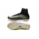 Chaussure de Foot Nouvel Nike Mercurial Superfly 5 FG ACC Noir Jaune Blanc