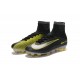 Chaussure de Foot Nouvel Nike Mercurial Superfly 5 FG ACC Noir Jaune Blanc