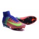 Chaussure de Foot Nouvel Nike Mercurial Superfly 5 FG ACC Bleu Orange Vert