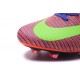 Chaussure de Foot Nouvel Nike Mercurial Superfly 5 FG ACC Bleu Orange Vert