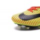 Chaussure de Foot Nouvel Nike Mercurial Superfly 5 FG ACC Rouge Vert Noir