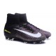 Chaussure de Foot Nouvel Nike Mercurial Superfly 5 FG ACC Noir Blanc