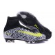 Chaussure de Foot Nouvel Nike Mercurial Superfly 5 FG ACC Blanc Noir Jaune