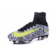 Chaussure de Foot Nouvel Nike Mercurial Superfly 5 FG ACC Blanc Noir Jaune