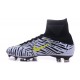 Chaussure de Foot Nouvel Nike Mercurial Superfly 5 FG ACC Blanc Noir Jaune