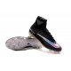 Chaussure de Foot Nouvel Nike Mercurial Superfly 5 FG ACC Noir Argent