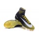 Nike Mercurial Superfly V FG ACC Neuf Crampons Football Noir Jaune Blanc