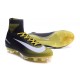 Nike Mercurial Superfly V FG ACC Neuf Crampons Football Noir Jaune Blanc