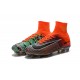 Nike Mercurial Superfly V FG ACC Neuf Crampons Football Orange Noir Vert