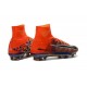 Nike Mercurial Superfly V FG ACC Neuf Crampons Football Orange Noir Vert