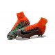 Nike Mercurial Superfly V FG ACC Neuf Crampons Football Orange Noir Vert