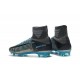 Nike Mercurial Superfly V FG ACC Neuf Crampons Football Gris Bleu Noir