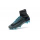 Nike Mercurial Superfly V FG ACC Neuf Crampons Football Gris Bleu Noir