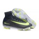 Meilleur Chaussure de Foot Nike Mercurial Superfly 5 CR7 FG Vert Noir