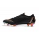 Chaussures Nike Mercurial Vapor XII Elite FG - Noir Orange