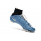 Chaussure Crampons Moulés Nike Mercurial Superfly Iv FG CR7 Safari Bleu Blanc