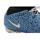 Chaussure Crampons Moulés Nike Mercurial Superfly Iv FG CR7 Safari Bleu Blanc