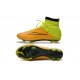 Chaussure a Crampon Cristiano Ronaldo Nike Mercurial Superfly FG Cuir Jaune Volt