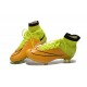 Chaussure a Crampon Cristiano Ronaldo Nike Mercurial Superfly FG Cuir Jaune Volt