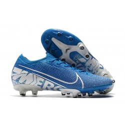 Chaussures Nike Mercurial Vapor 13 Elite AG-Pro Bleu Blanc