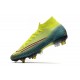 Nouvelles Nike Mercurial Superfly VII Elite SG-Pro Citron Noir Vert