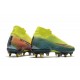 Nouvelles Nike Mercurial Superfly VII Elite SG-Pro Citron Noir Vert