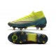 Nouvelles Nike Mercurial Superfly VII Elite SG-Pro Citron Noir Vert