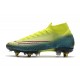 Nouvelles Nike Mercurial Superfly VII Elite SG-Pro Citron Noir Vert